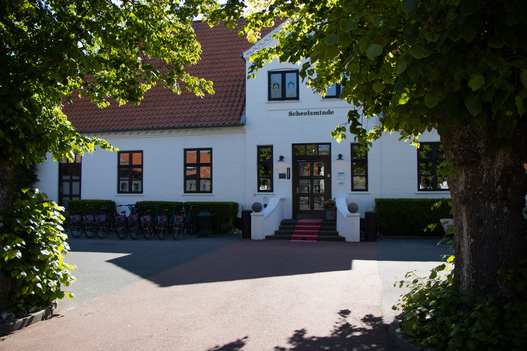 Historical manor house at Hotel Scheelsminde Denmark 
