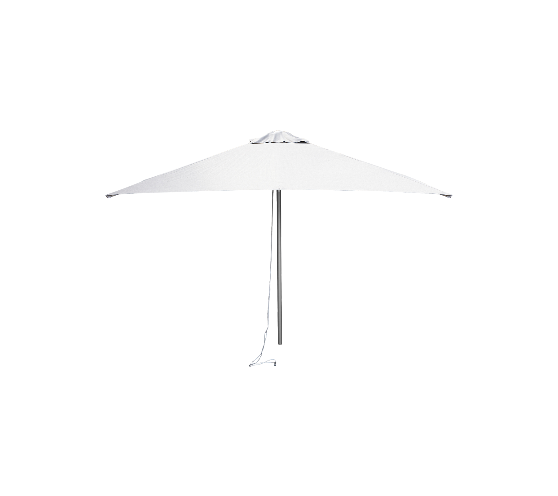 Harbour parasol met katrolsysteem laag, 2x2 m