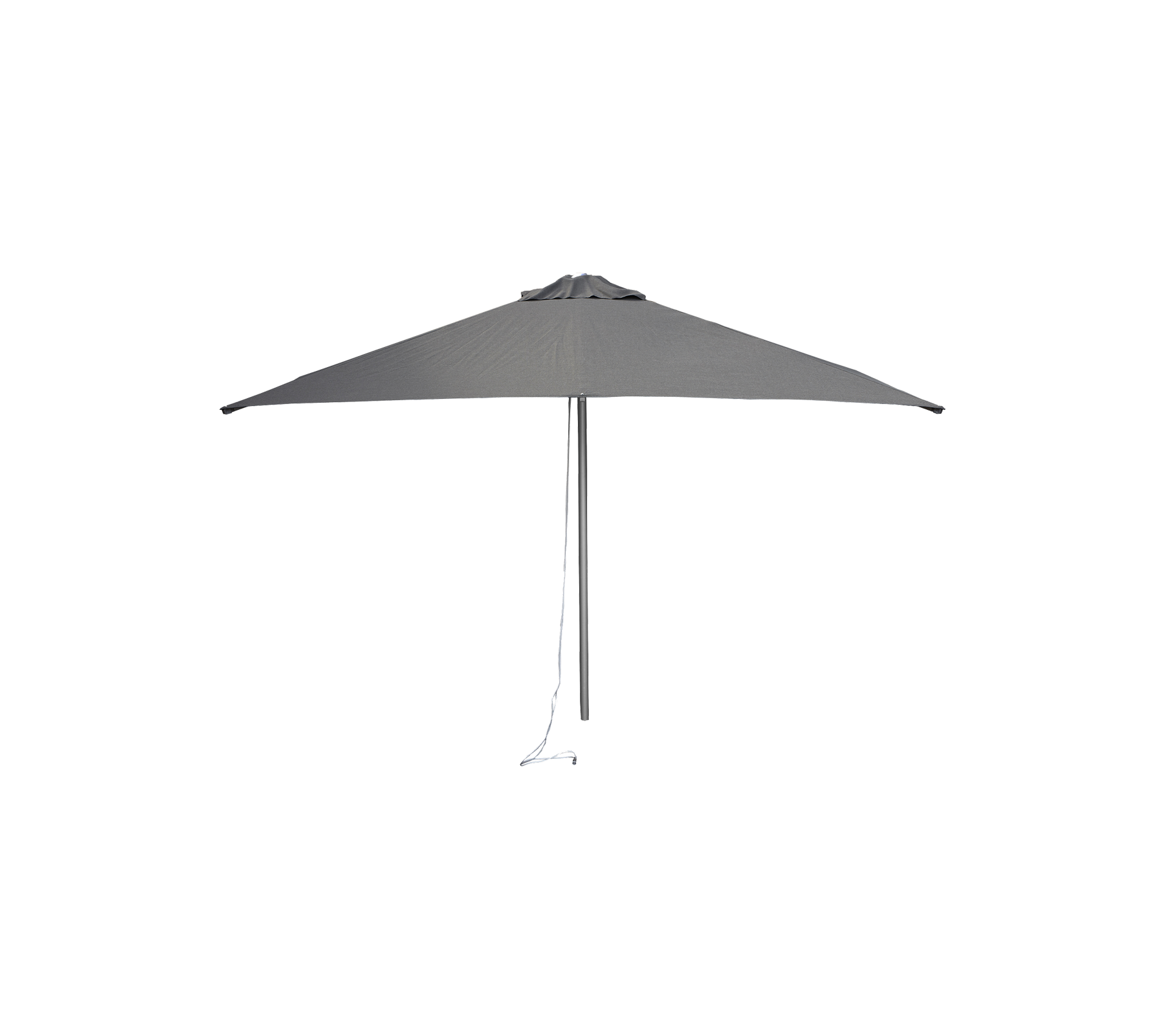 Harbour parasol met katrolsysteem laag, 3x3 m