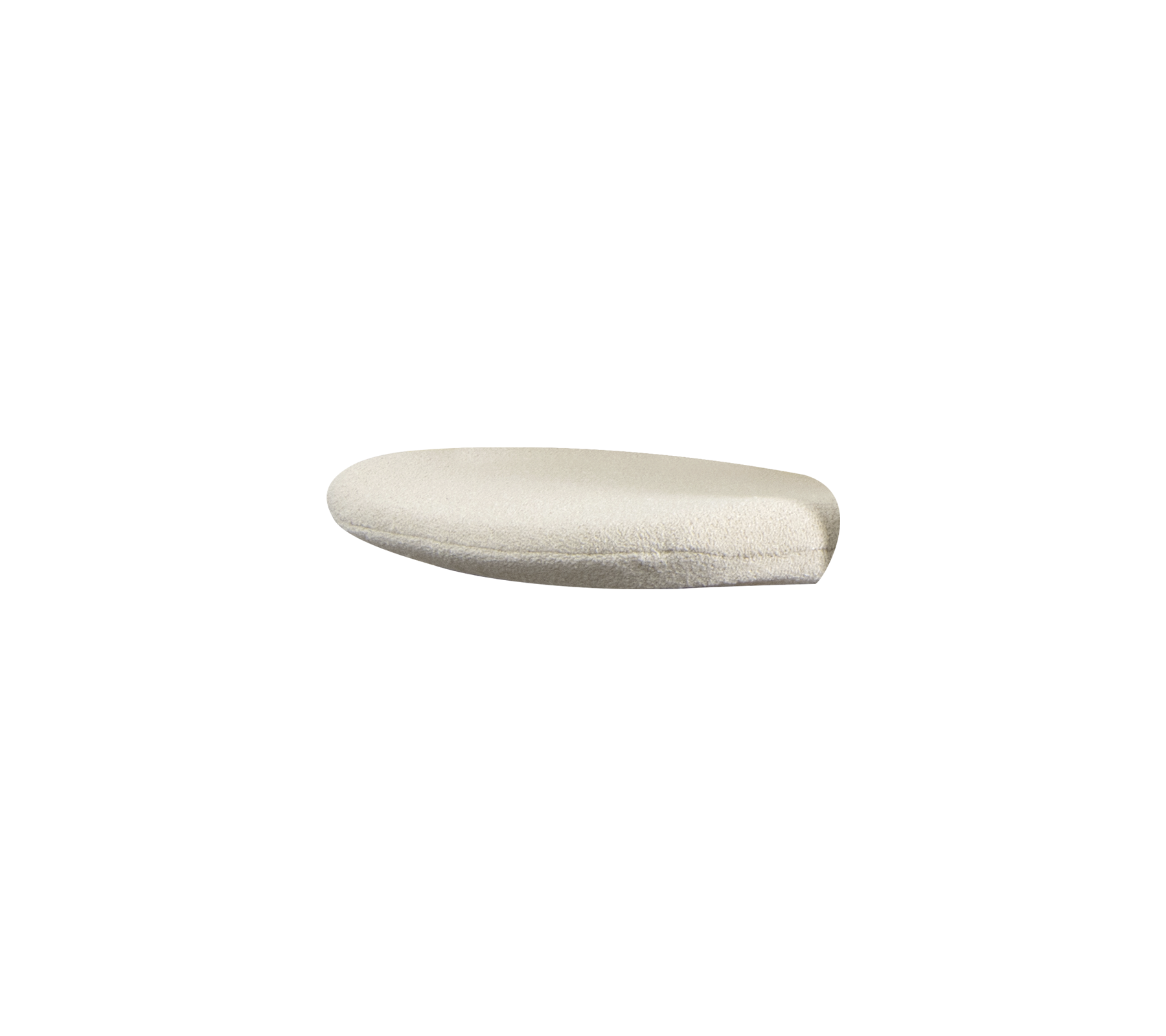 Zacht, langwerpig wit kussen ontworpen voor comfort en ondersteuning. Ideaal voor verschillende toepassingen.