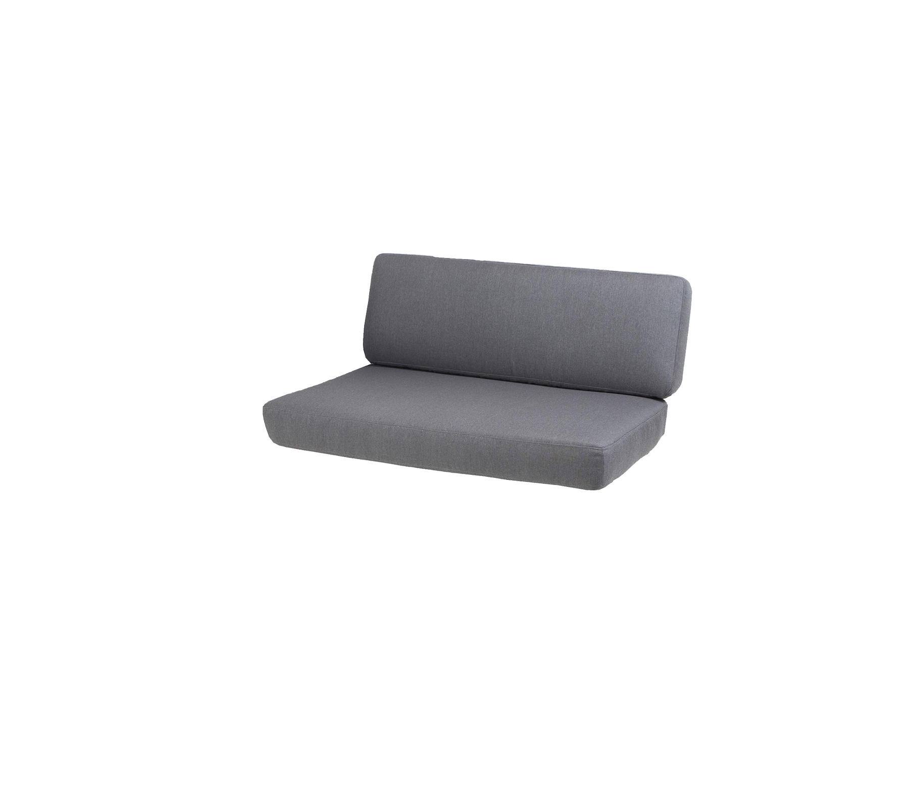 Stijlvolle grijze bank met een slank ontwerp, voorzien van een comfortabele rugleuning en een minimalistische esthetiek. Perfect voor moderne ruimtes.