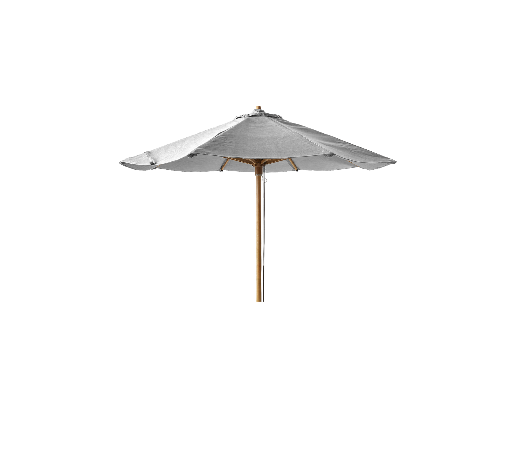 Classic parasol met katrolsysteem voor Peacock daybed