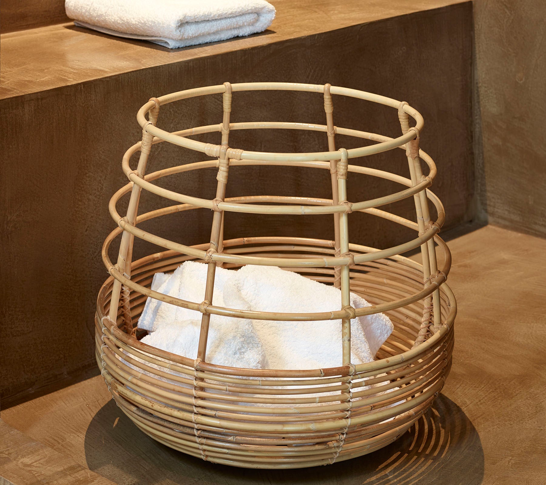 Sweep basket, ronde