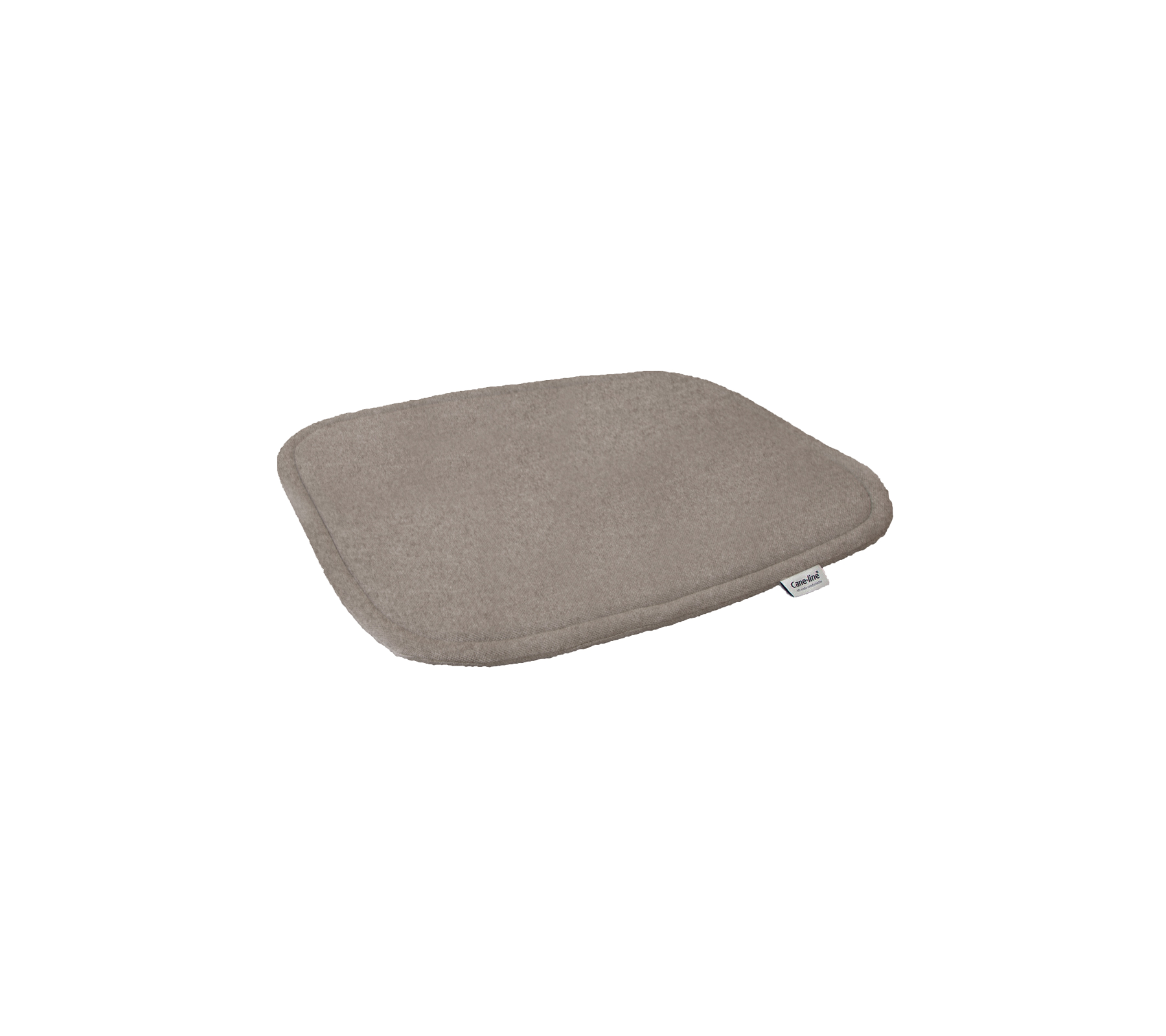 Zacht, rechthoekig kussen in een neutrale beige kleur, ontworpen voor extra comfort in verschillende zithoeken.