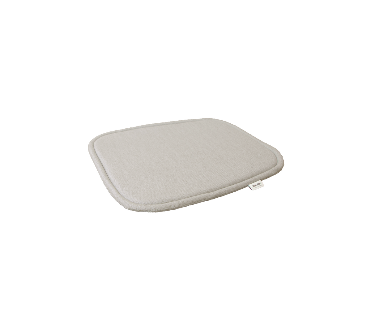 Lichtgrijze gevoerde mat met een zachte oppervlakte en afgeronde randen, ontworpen voor comfort en ondersteuning in verschillende omgevingen.