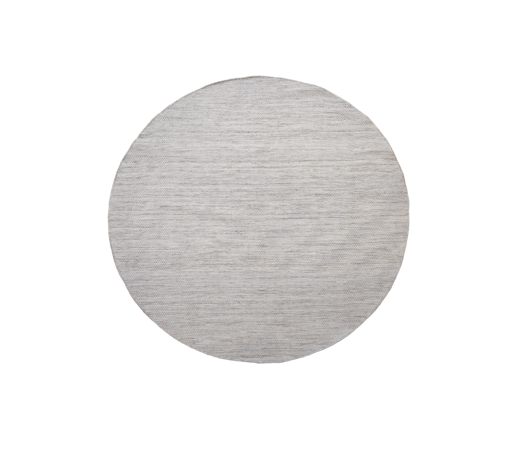 Ronde tafel in een zand meerkleurige afwerking.