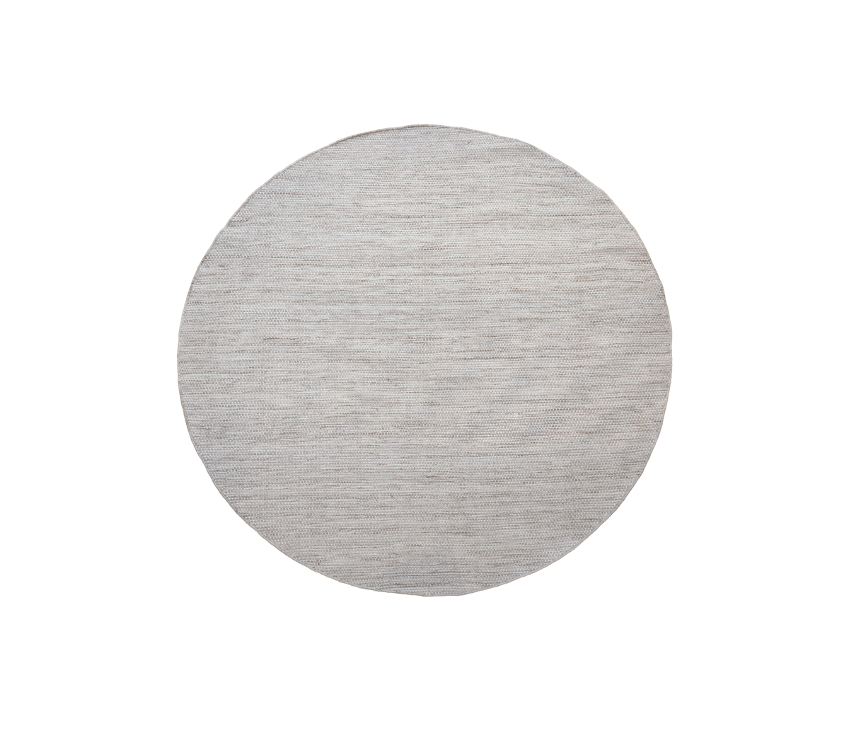 Ronde tafel in een zand meerkleurige afwerking.