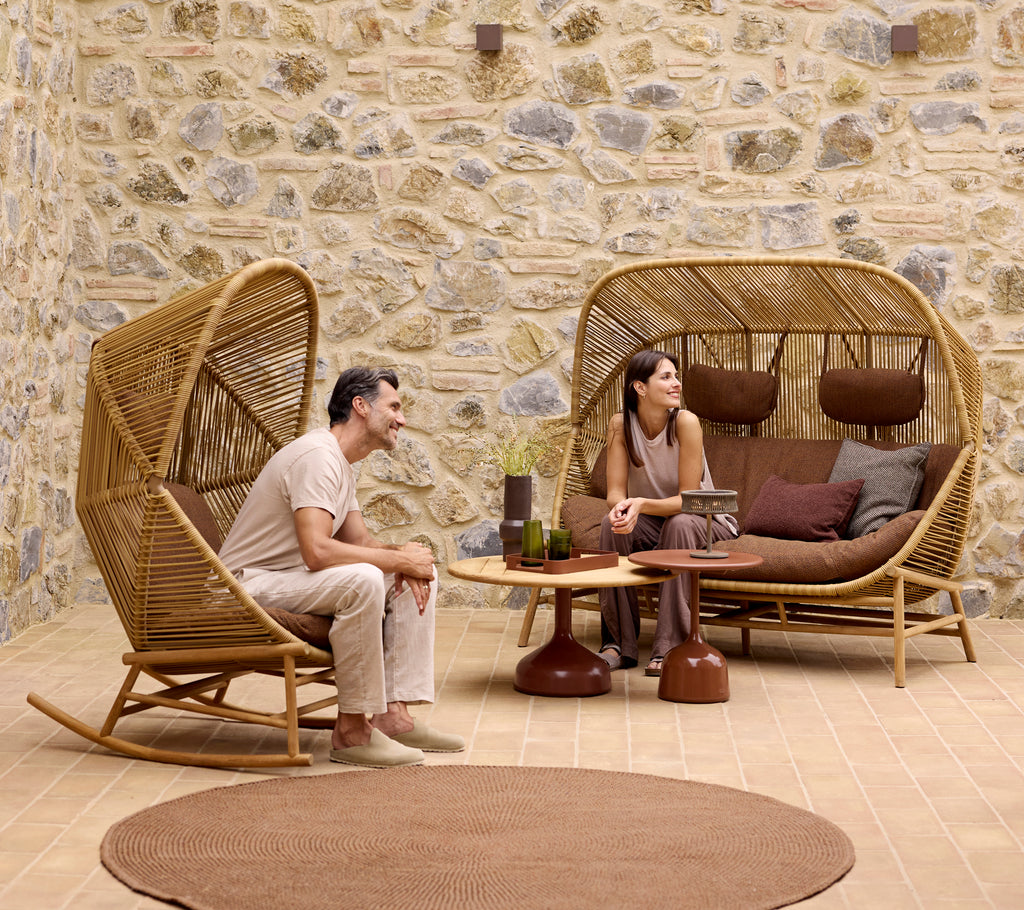 Knit mat, dia. 200 cm