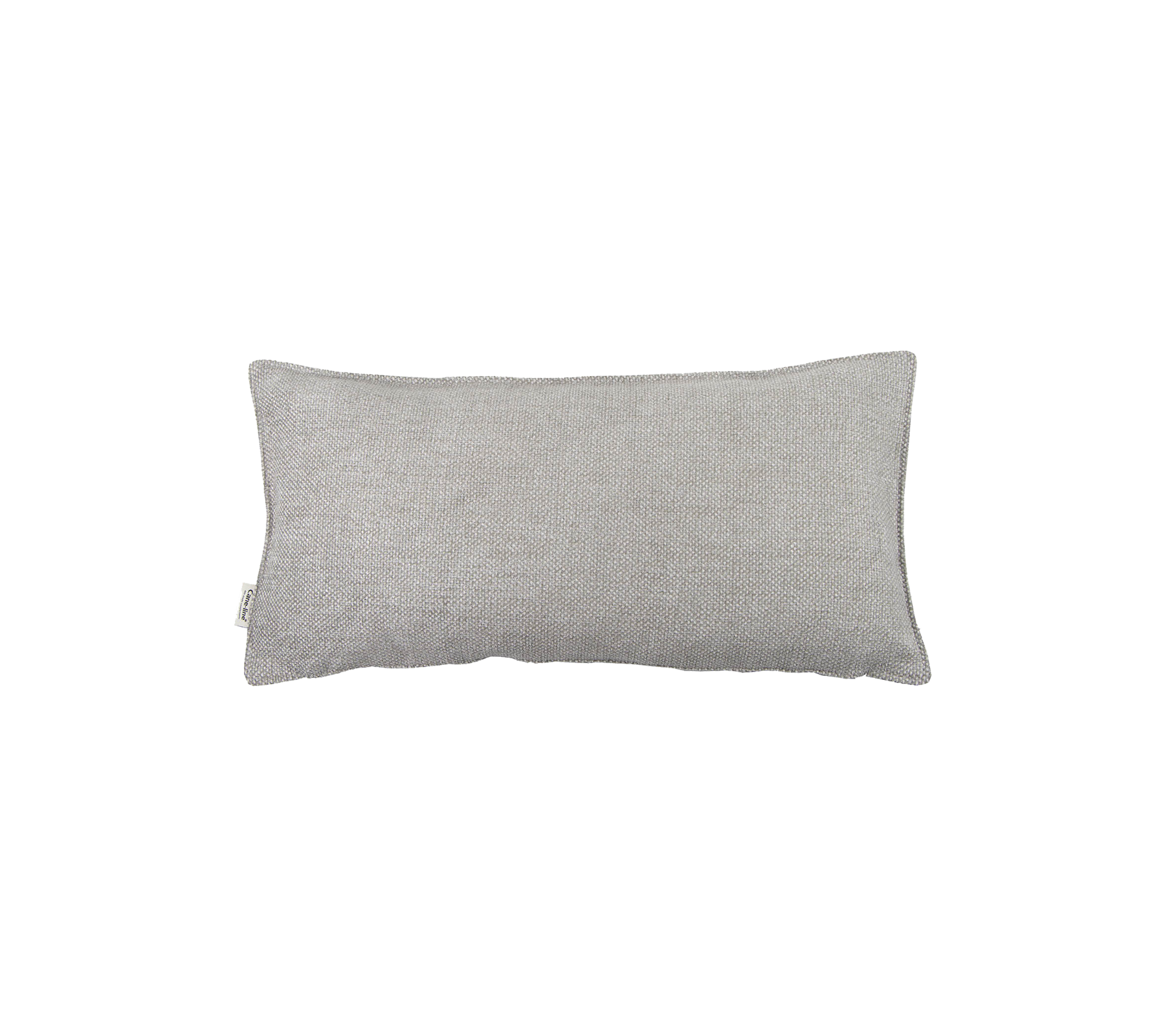 Grijze rechthoekige decoratieve kussen met een getextureerde stoffen oppervlak, ideaal om comfort en stijl in de woninginrichting te verbeteren.