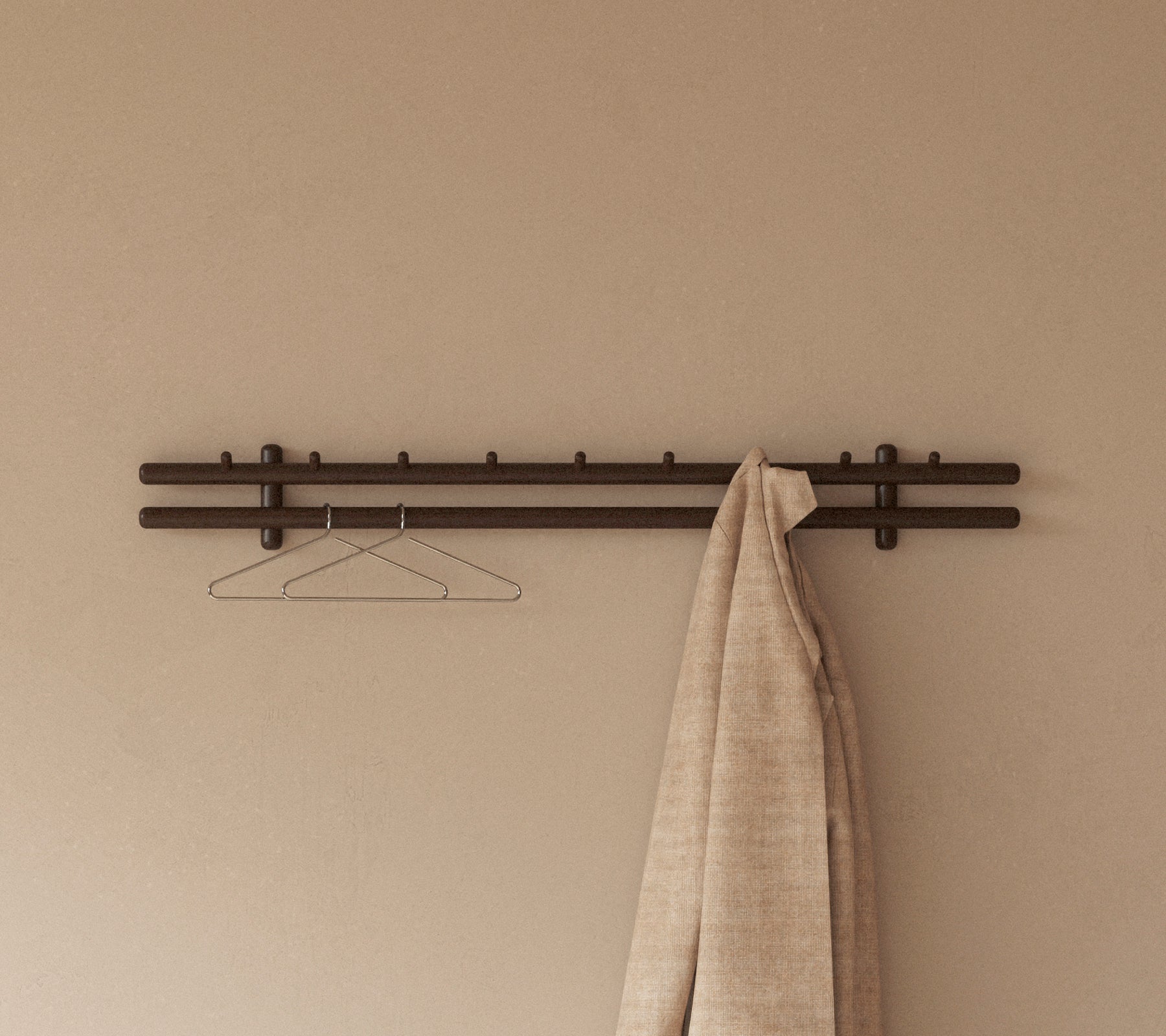 Sticks coat rack, 120 cm